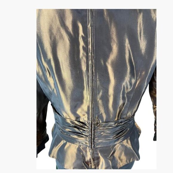 Daymor Couture Taffeta Formal Wedding Blouse MOB MOG or Bridesmade  Size 10  EUC - Picture 7 of 14